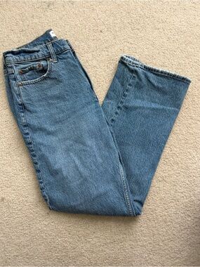 Abercrombie & Fitch Light Blue Baggy Low Rise Jeans